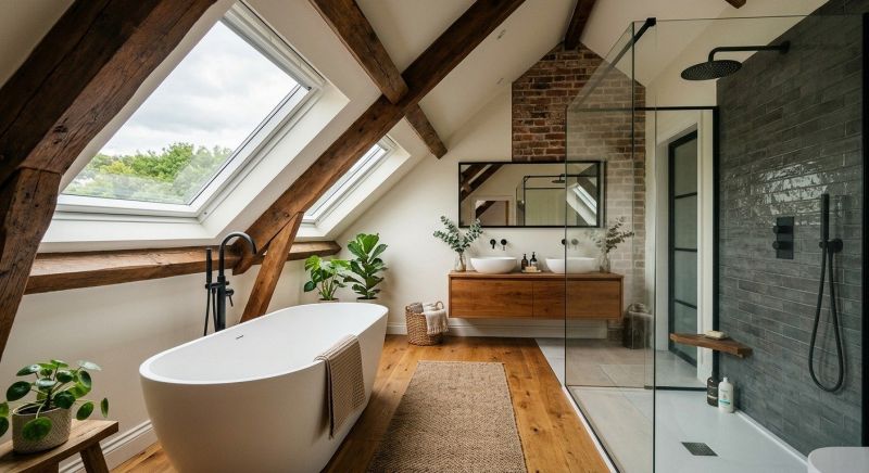 Attic Bathroom Remodeling in Lake County, OH